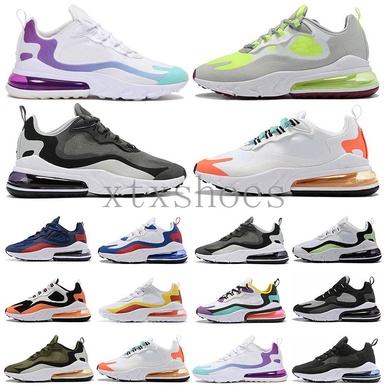 

2020 Mens Newest 270 V2 React Nightlight Running Shoes 270 V2 React Airmattress Shock Absorption Casual Sneakers Outdoor Shoes G54FA, Color 01