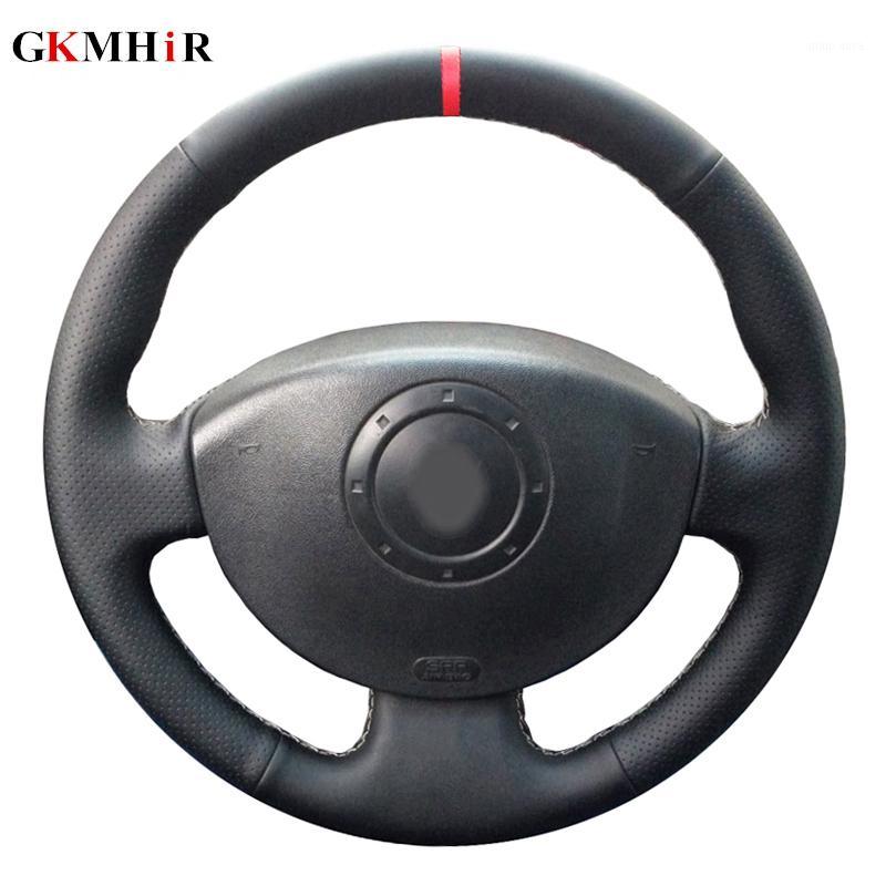 

DIY Black Artificial Leather Car Steering Wheel Covers for Kangoo 2008 Megane 2 2003-2008 Scenic 2 2003-20091