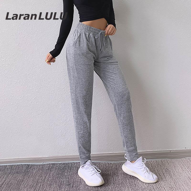 

Women' Sweatpants Running Pants Exercise Outdoor Jogging Sports Workout Trousers Loose Female Fitness Sportswear Yoga Leggings, Black