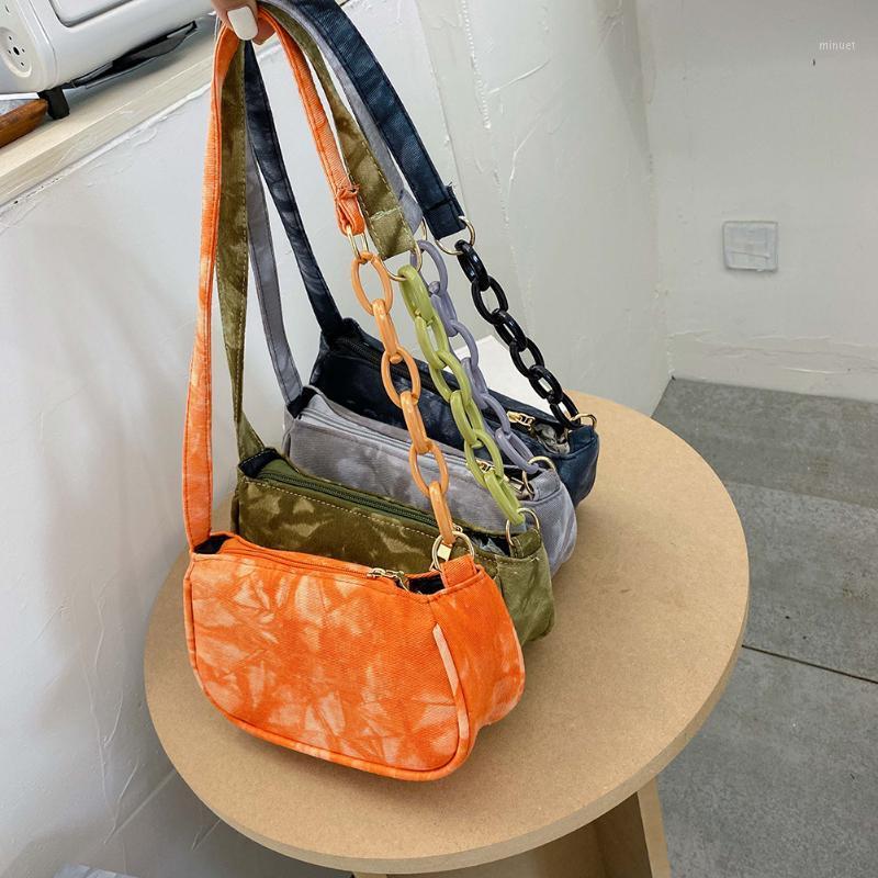 

Fashion Tie Dye Printed Handbag Totes Women Nylon Casual Shoulder Underarm Shoulder Bags Portable Travel Purse Clutches1, Black