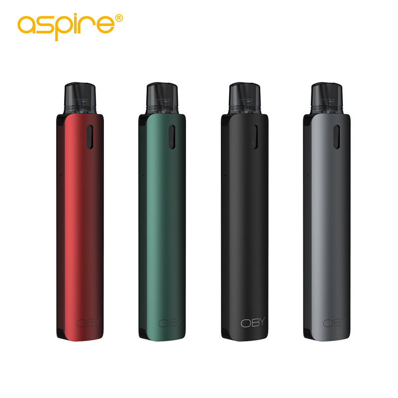 

Aspire OBY Kit 500mah Battery with Type-C charging and 2ml Bottom Filling Pod with Non-Replaceable 1.2ohm Mesh Coil 100% Original, Jet black