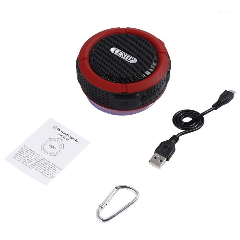 

C6 Plastic Portable Wireless Speaker With Calls Handsfree and Suction Cup Waterproof Shower Speaker1