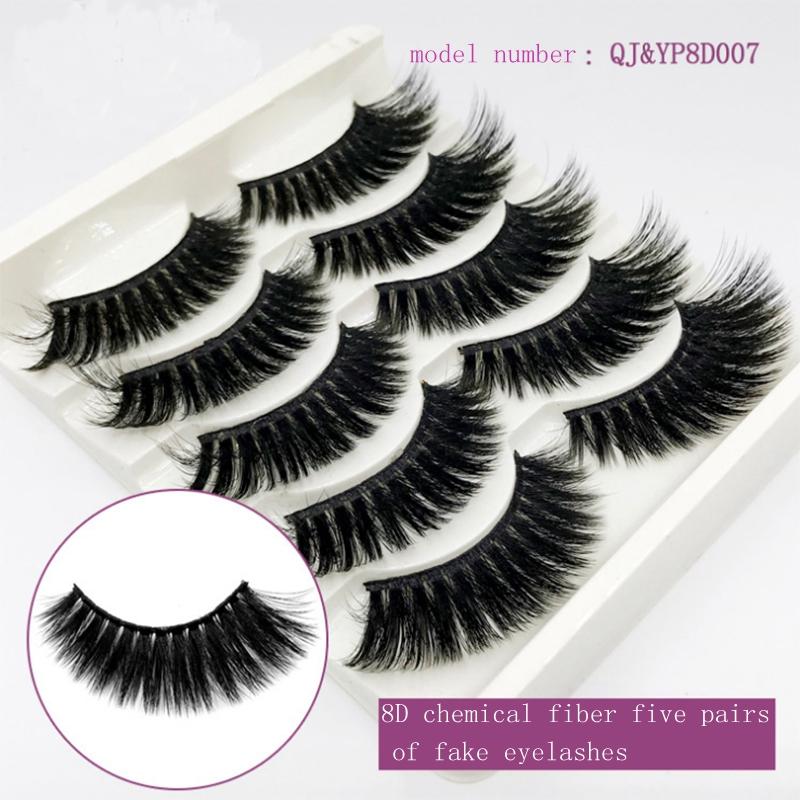

2021 Eyelashs Natural Long 8D Mink Eyelashes Thick HandMade Full Strip Lashes Volume Soft Mink Lashes False Eyelashe NEW 5Pairs