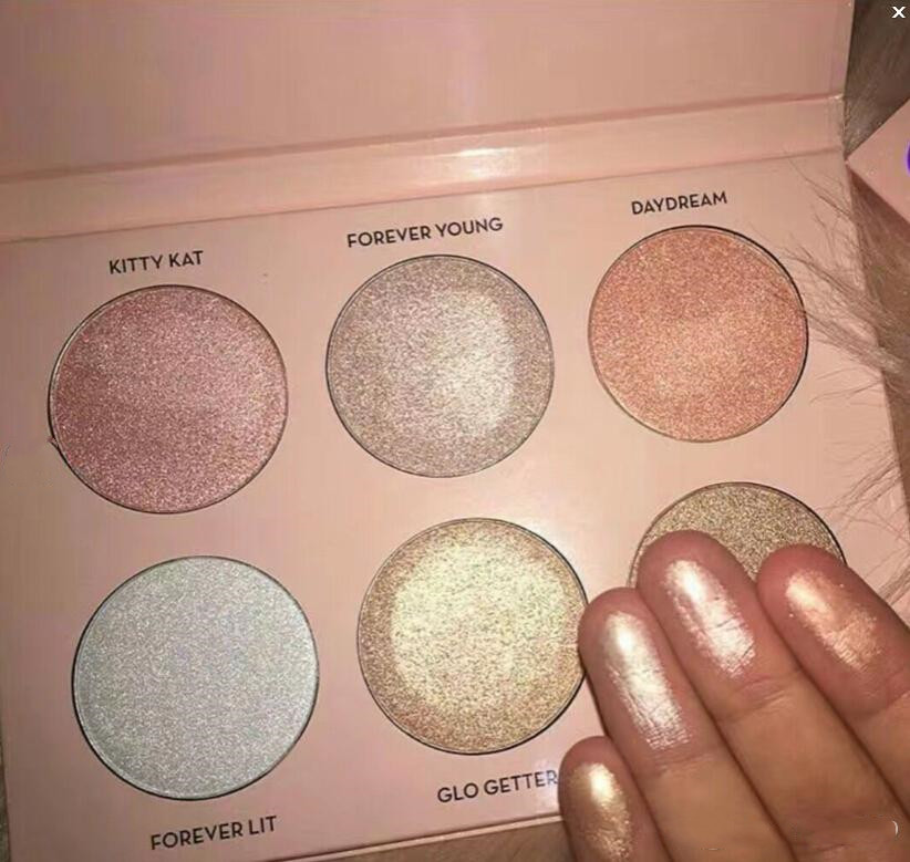 

Free Shipping NEW Makeup Powder Highlighters 6 Colors Powder Palette 1PCS, Multi