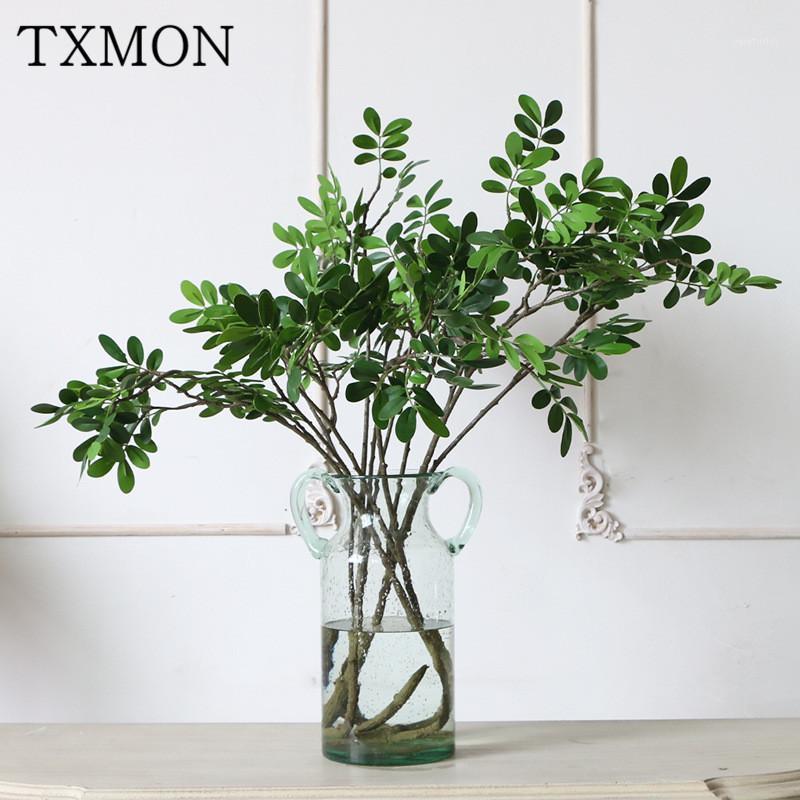 

76cm Simulation eucalyptus oil citrus leaves artificial tree eucalyptus leaves green plants indoor home decoration fake flower1, As pic