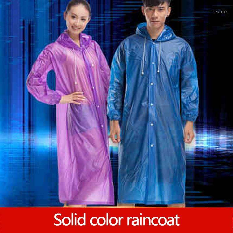 

Woman Raincoat Rainwear Waterproof Parka Poncho Impermeable Awning Capa Chuva Eva Transparent Raincoat Cloaks For Women QQG3121