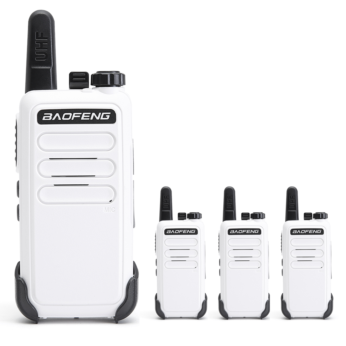 

4 Pcs Baofeng BF-C9 Mini Walkie Talkie 400-470MHz UHF Two Way Radio Portable VOX USB Charging Handheld Transceiver