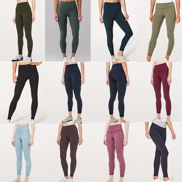 

LU Women yoga pants 25 16 Lu High Waist Sports Gym Wear Leggings Elastic Fitness Lady Overall 7/ Tights Workout fitness set 2021 vfu E95v#