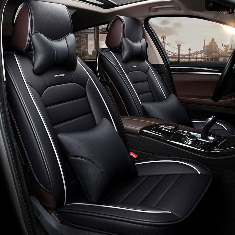

Luxury leather car seat cover covers universal cars cushion car-styling for qashqai j11 teana j31 j32 versa navara d401