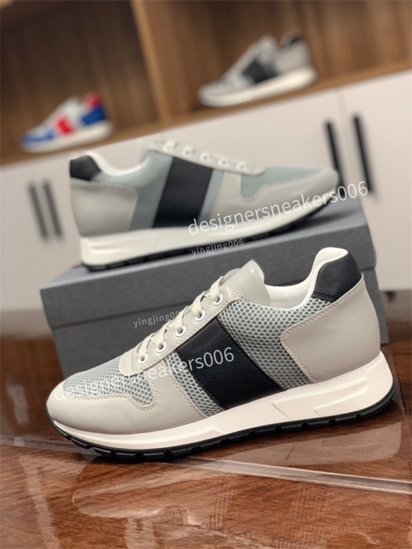 

2021 Men Stud runner Shoe Camouflage Trainers Mesh Real Leather Combo Runner Sneakers reflective Outdoor Shoes top quality size38-46, 13