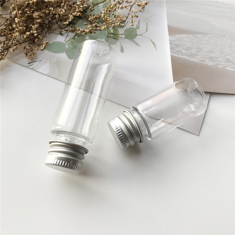 

1pc 10/20ml Empty Plastic Bottle Cosmetic Containers Glass Sample Bottle With Cap Makeup Refillable Bottles for Travel