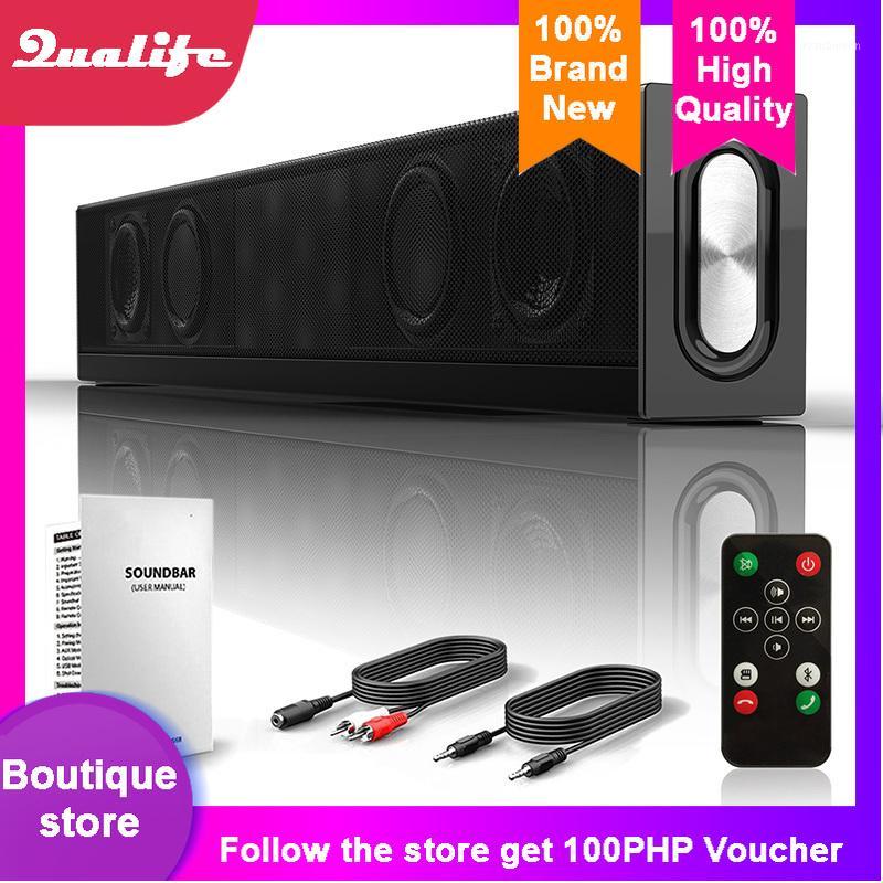 

S688 4 Drivers 20W Bluetooth Speaker Soundbar Subwoofer Super Bass Portable Wireless Computer PC TV HIFI Speaker Mic FM Radio1