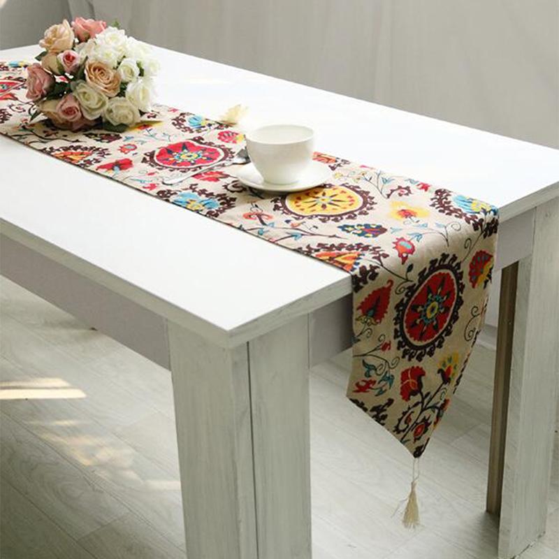 

180*30cm Table Runner Cloth Cover Table Cloth Flower Party Wedding Decor Flower Blossom Flocked Damask Tablecloth Accessorie, 2014286
