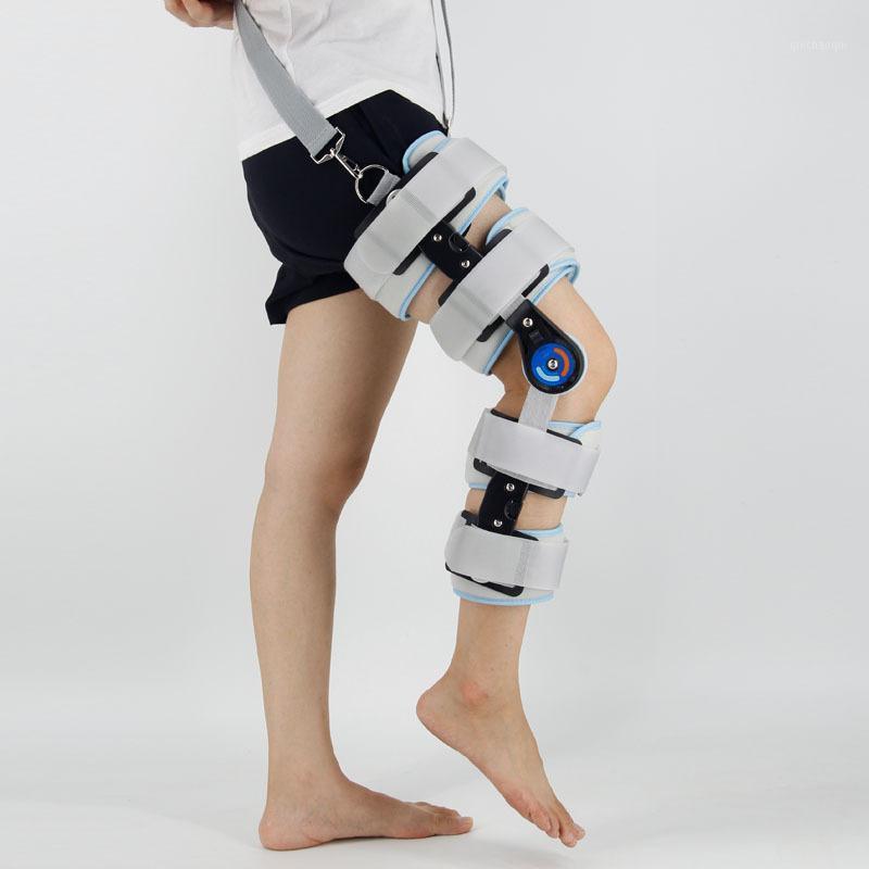 

FIRECLUB 2pcs/lot Adjustable knee joint knee orthosis support fracture meniscus fixed splint leg protection belt(ASK-KN-02)1, With belt