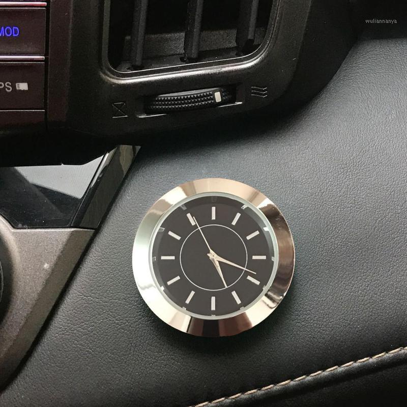 

Car Self-adhesive Electronic Watch Interior Decoration Circular Mini Digital Watch for Vehicle Decor1