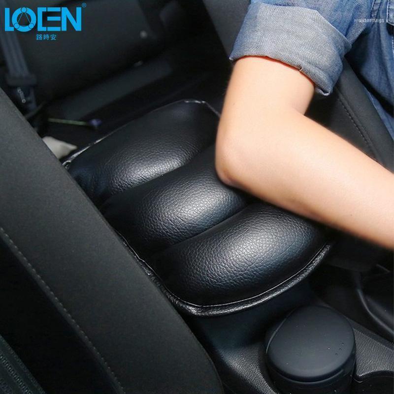 

Car Seat Covers Auto Armrests Cover PU Leather Cotton Filler Soft Armrest Pads Vehicle Center Console Arm Rest Box Pad 20cmx28cm 1PCS1