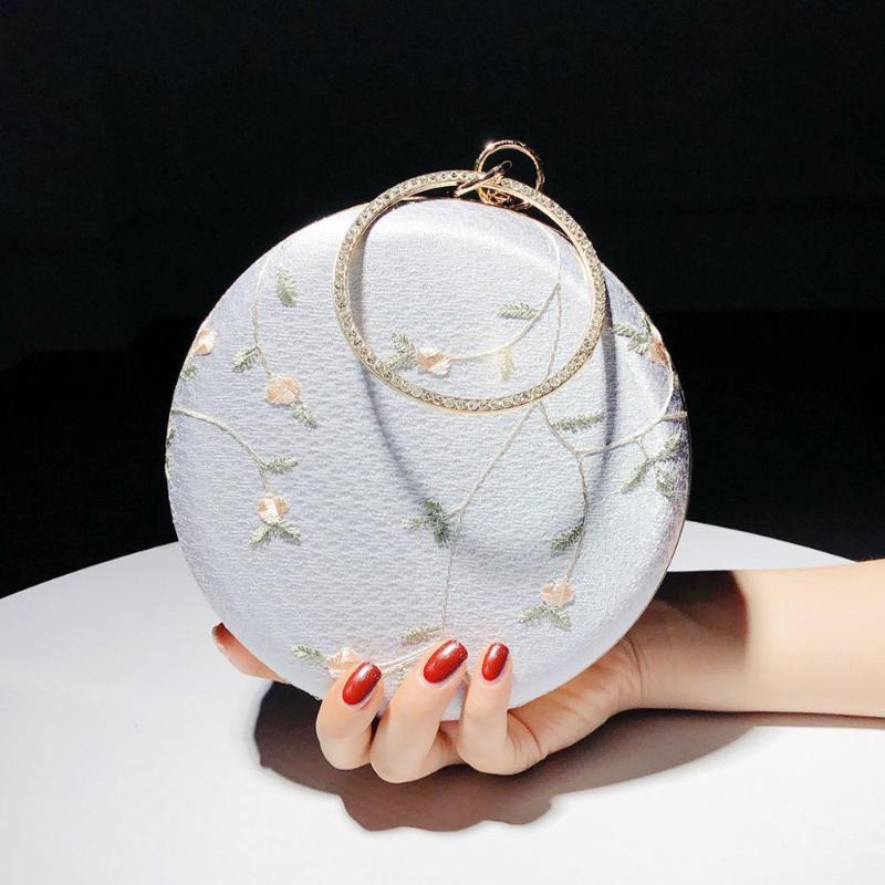 

Net red small handbags ladies clutch bag female evening bag new 2020 cheongsam handbag diagonal small round