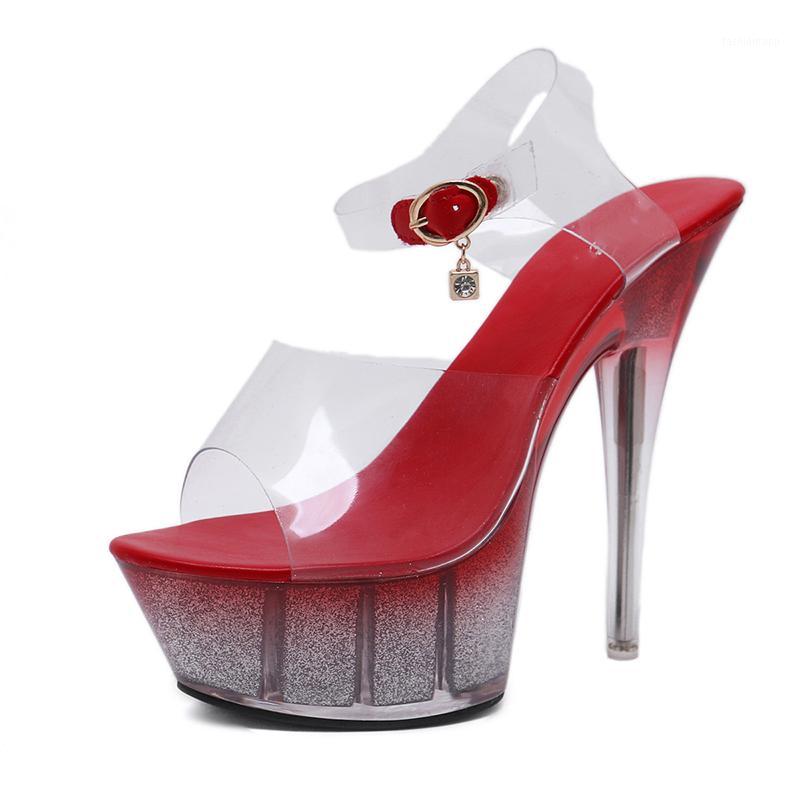 

Women nightclub high heel 14cm sandals plus size shoes fashion stiletto heels women pole dance high heels1, White