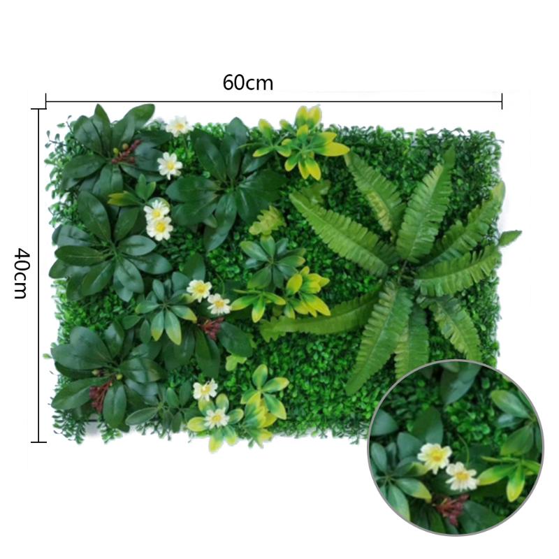 

Simulation Moss Turf Lawn Wall Green Plants DIY Artificial Grass Board Wedding Mini Garden Micro Landscape Decor 40*60cm, As pic