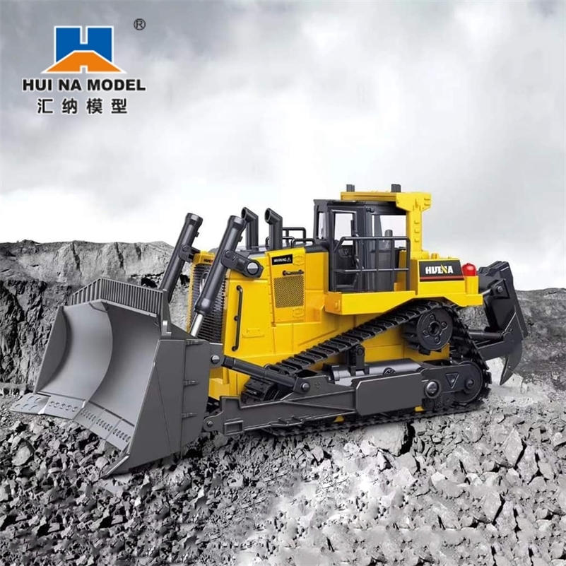 

1:16 Remote Control Truck RC Bulldozer Machine on Control Car Toys for Boys HUINA 1569 Hobby Engineering New Christmas Gifts LJ201209