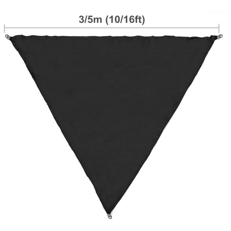 

Hot Black 3/5M Heavy Shade Sail Sun Canopy Cover Outdoor Triangle Garden Yard Awnings Waterproof Car Sunshade Cloth Summer1, 3x3x3m