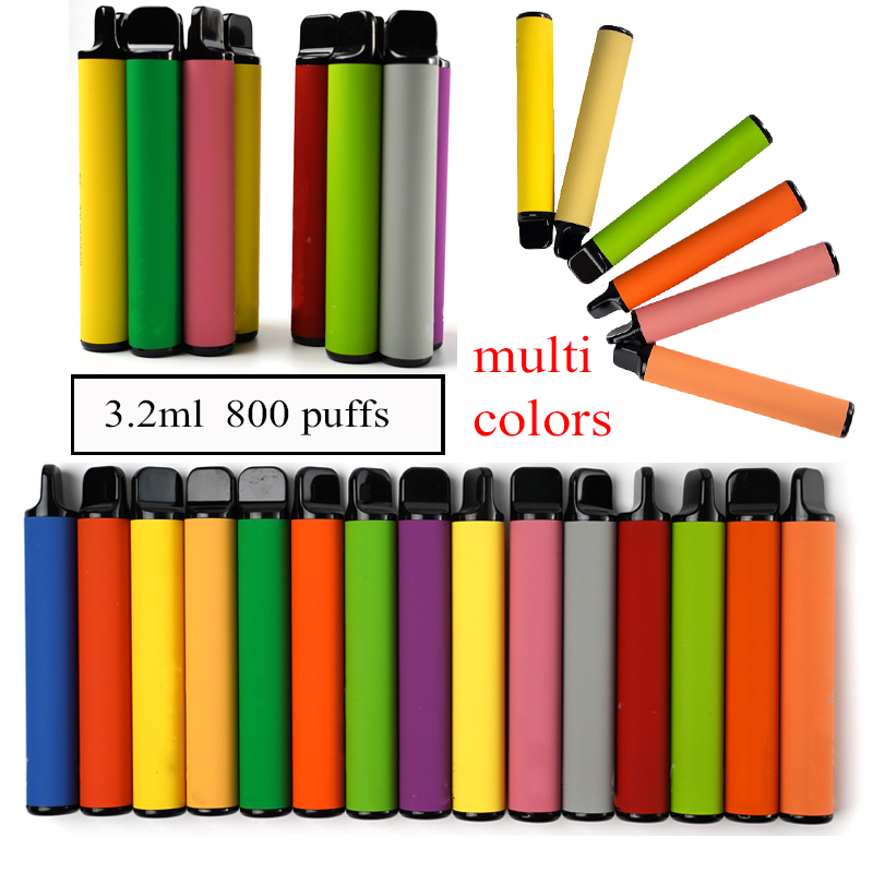 

Multi Colors Plus Disposable Vape 800 puffs Starter Kit Prefilled 3.2ml Vape Pens With Scratch Code Empty E Cigarettes