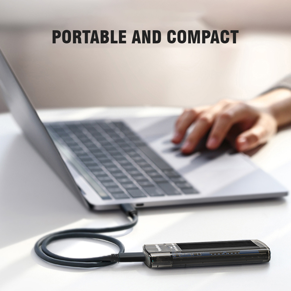 M.2 SSD Case NVME Enclosure M2 to USB Type C 3.1 SSD Adapter for m.2 NVME PCIE SSD Disk M Key hdd box-image-752558788