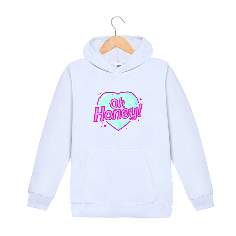 

DIY Hoodies Men Women Clothing Autumn Fashion Letter with Heart Print Mens Womens Trendy Casual Pure Color Sweatshirts Hoodies Pullover Tops, Black