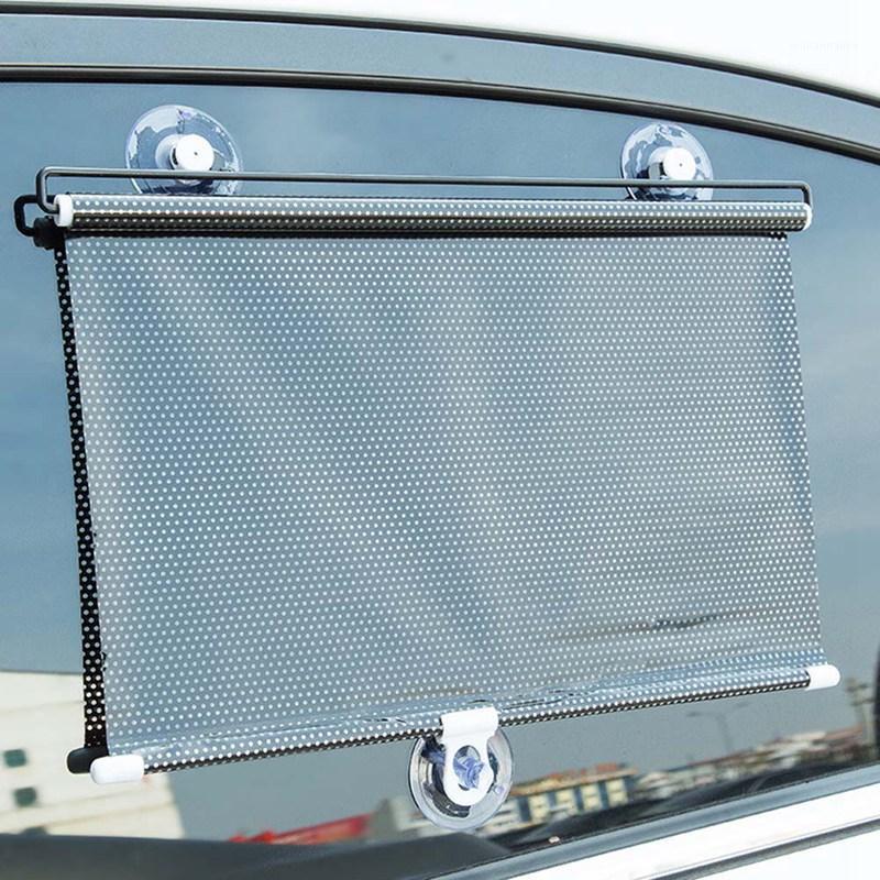 

Universal Car Front Rear Side Window Sunshades Retractable PVC Auto Windows Sun Shade Anti-UV Protection Sun Visor Cover1
