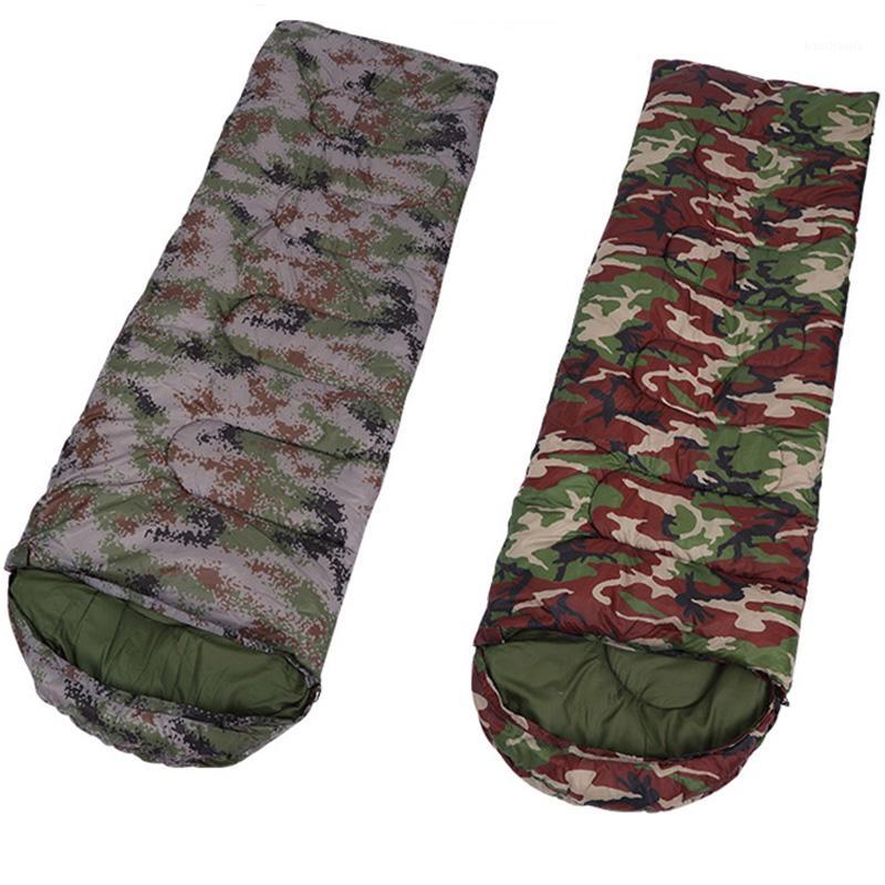 

Camouflage Sleeping Bag Cotton Envelope Style Army Sleeping Bags Waterproof Beach Outdoor Camping Hiking Travel Bed1