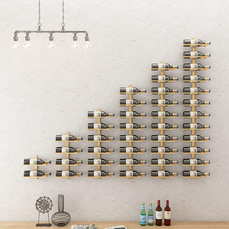 

M 6-8 layer Wine rack wall mounted wine rack wall mounted cabinet decoration rack wine wall mounted creative