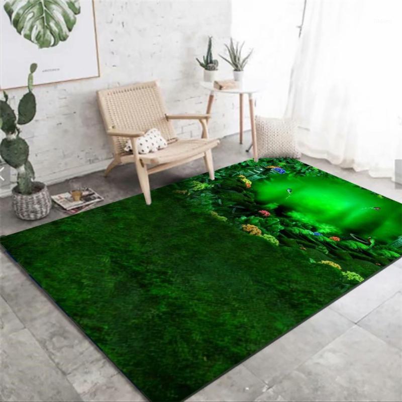 

Grassland 3D Printed Children Carpet Area Rugs Soft Kids Bedroom Bedside Rugs Play Mat Large Living Room Carpet1, No-06