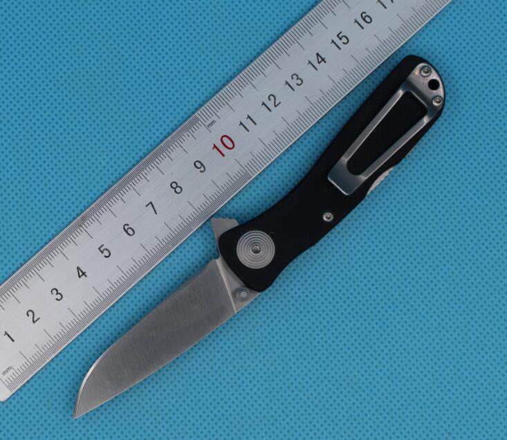 

1Pcs New Twitch II AUTO Tactical Folding Knife 9Cr18Mov Satin Blade G-10 + Stainless Steel Sheet Handle EDC Pocket Gift Knives