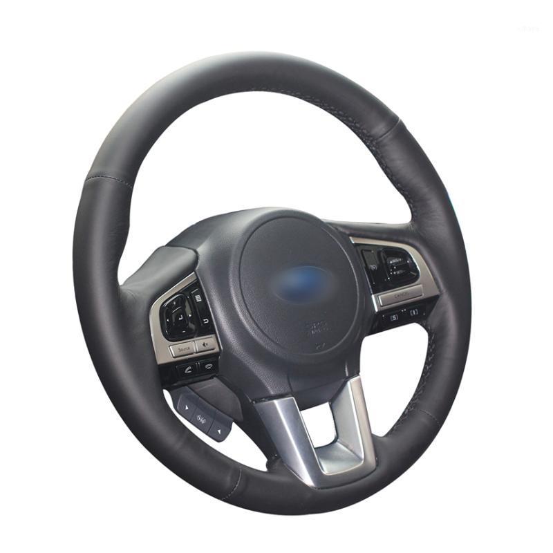 

Black PU Artificial Leather Car Steering Wheel Covers Wrap for Legacy 2020 Outback 2020 XV Forester1