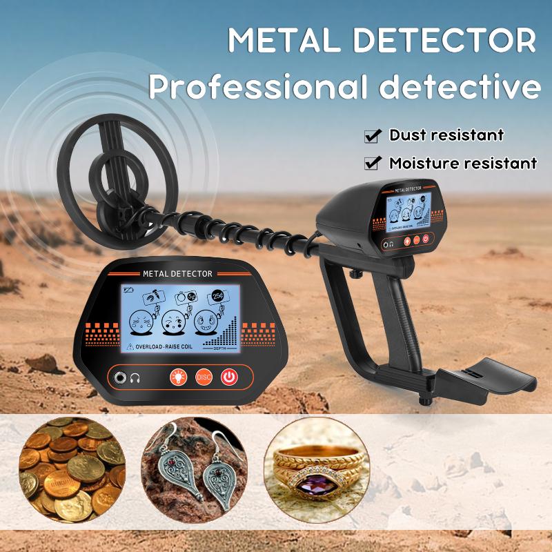 

MD830 Portable Easy Installation Underground Metal Detector High Sensitivity Jewelry Treasure Gold Metal Detecting Tool Finder