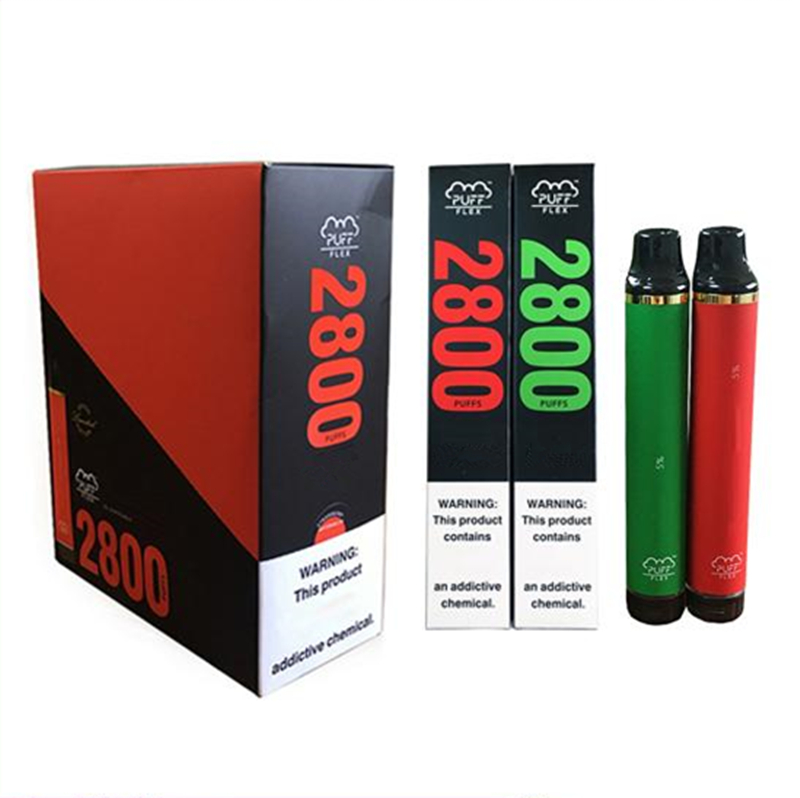 

2800 Built-in XXL Vape Pen Flex 10ml Disposable From Cartridge Puff Puffs 1500mah Upgraded PUFF Battery Bars Plus Dpvxf
