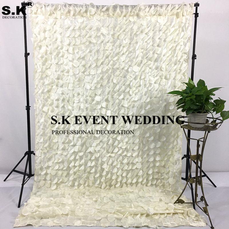

5ft 8ft 10ft Taffeta Embroidery Backdrops,Party Wedding Photo Booth Backdrop Decoration Panel Curtain Drapes1