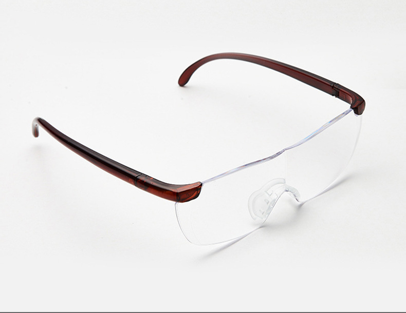 

2 Colors Women Men Glass Magnifying Eyewear Glasses See 160% More Better Magnifier Magnifiers