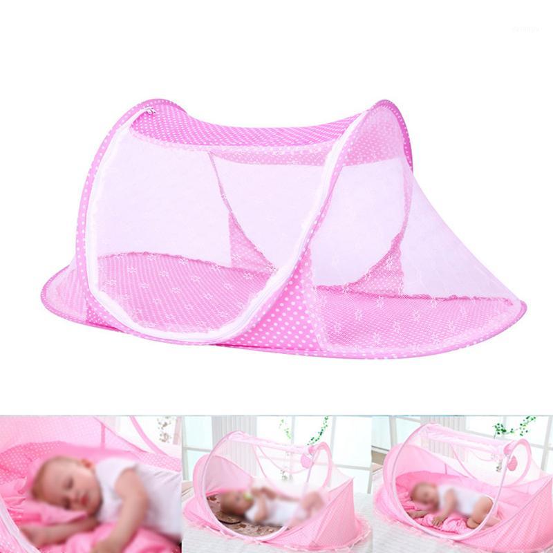 

Baby Nedding Crib Netting Portable Foldable Mosquito Nets Cradle Bed for 0-2 Years Old Infant Kids Children1