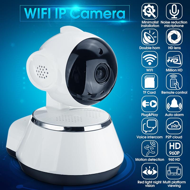 

HD 720P Wireless Pan Tilt WiFi IP Camera Security Surveillance CCTV Network IR Night Vision Kit WIFI Webcam 6pcs one set