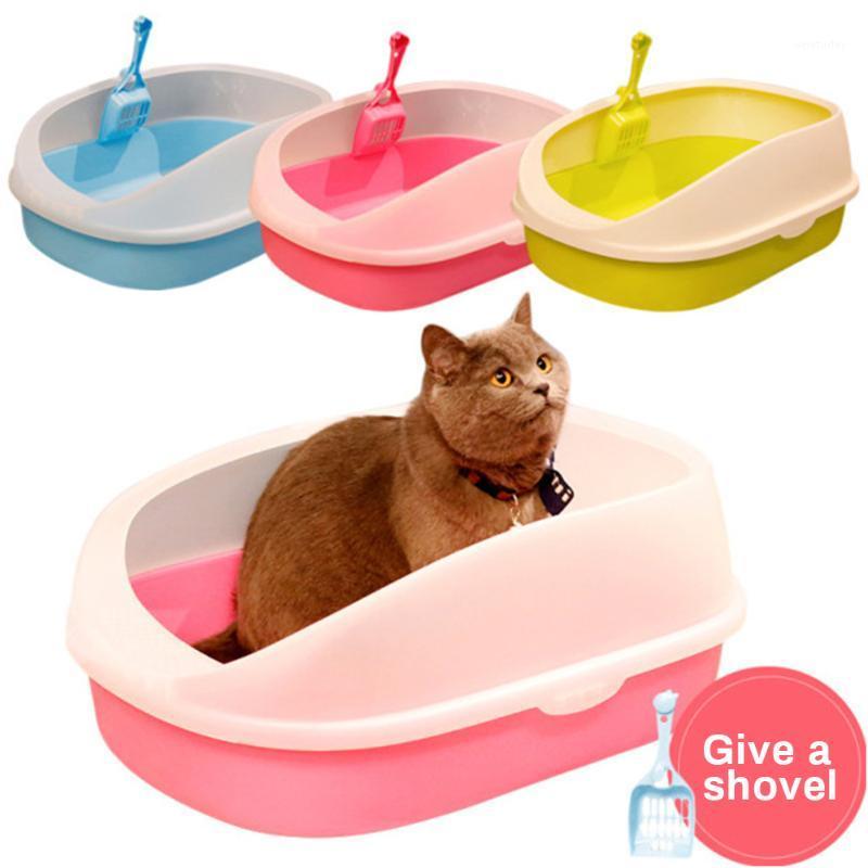 

Cat Toilet Tray Teddy -Splash Toilette With Cat Litter Shovel Pet Litter Box Puppy Cats Indoor Home Sandbox1, 75x45cm litter bag