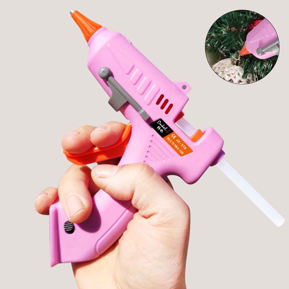 

Quick Repair Adhesive Stick DIY Crafts School Kids Adults Hot Glue Tool Anti Scald USB Rechargeable Melt Home Electric Cordless