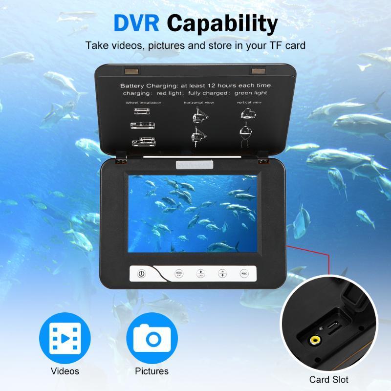 

Camera For Fishing 15M 1000TVL Fish Finder Underwater 5" LCD Monitor 8PCS LED Night Vision Camera For Fishing1