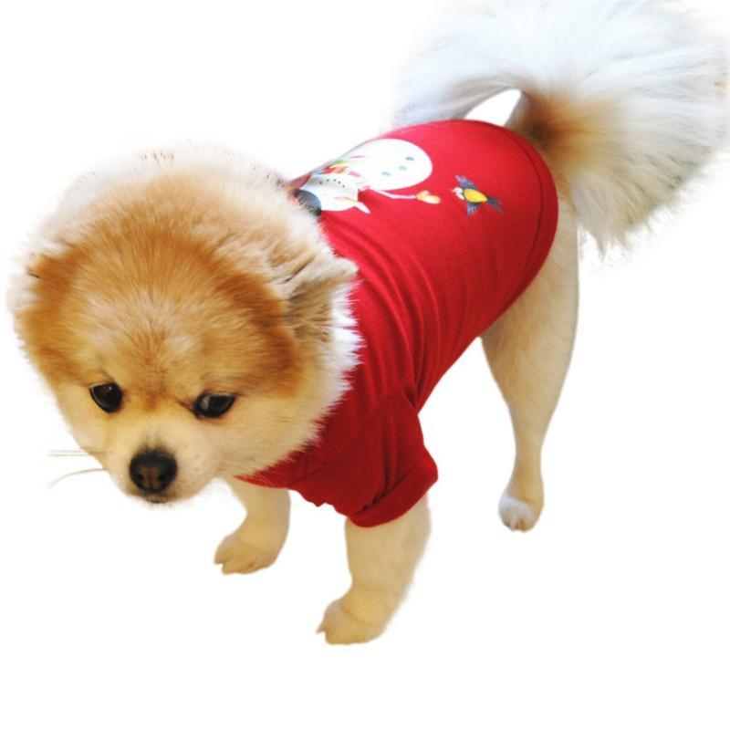 

Christmas Printed Santa Claus Dog Clothes For Dogs Chihuahua Winter Cotton Dog Christmas Costume Pet Clothes Warm Pet Hoodie1