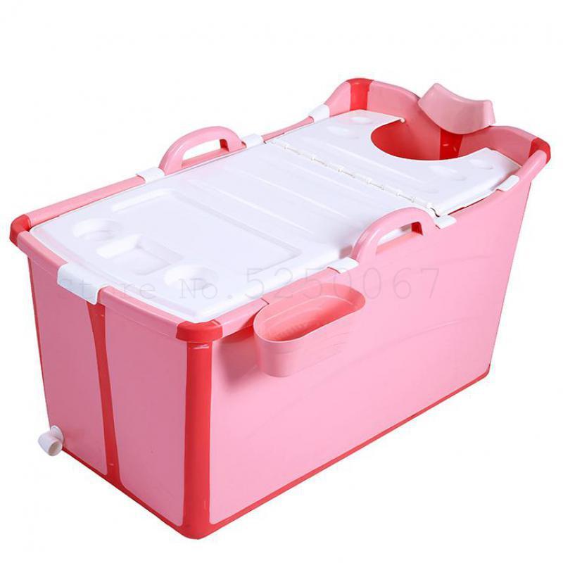 

Children's Bathtub Lengthened Foldable Baby's Bathtub Children's Plastic Swimming Pool