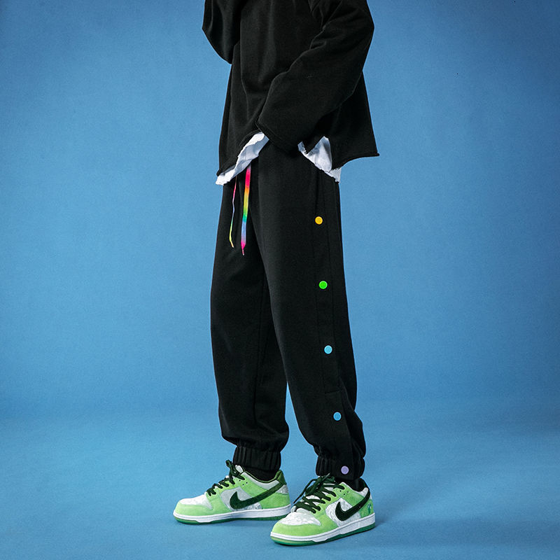 

2021 New Men's Casual Sweatpants Woman Solid Color Fashion Trousers Man Oversize Korean Streetwear Harem Pants Clothing Hip Hop 9juv, Gray