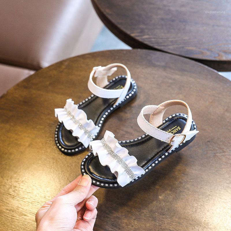 

Fashion Summer Leather Bowtie Childrens Big Kids Soft Bottom Open Toe Sandals 2020 New Princess Girls Beach Shoes 3 - 13 Years1, 300-3