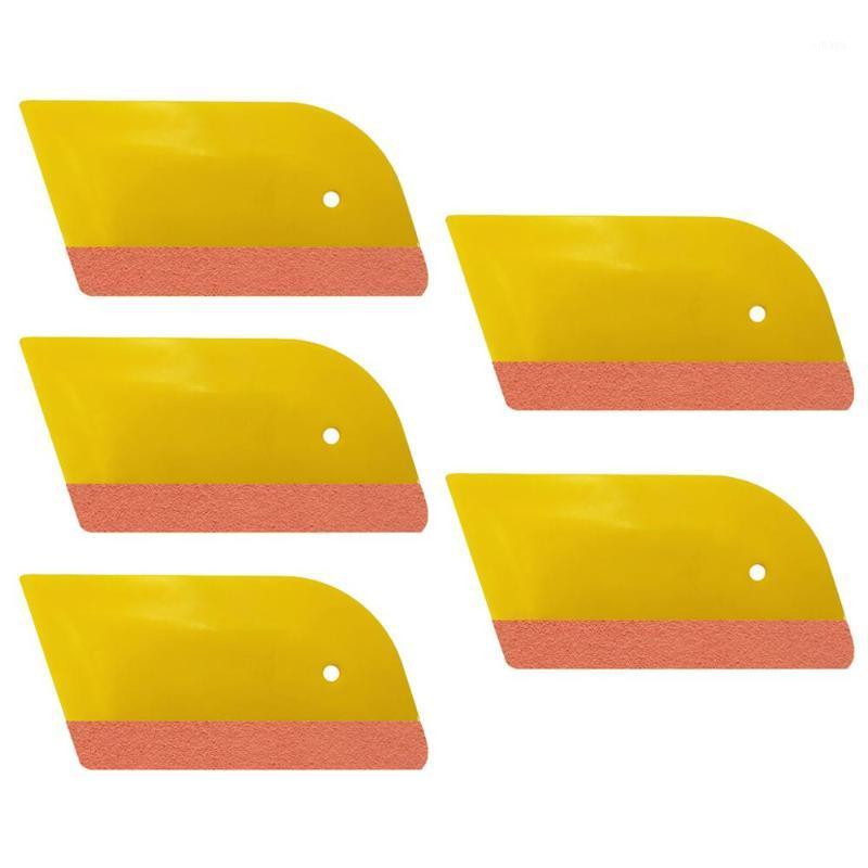 

5pcs Plastic Suede Edge Squeegee 5 Inch for Car Vinyl Scraper Decal Applicator Tool 5A71S1
