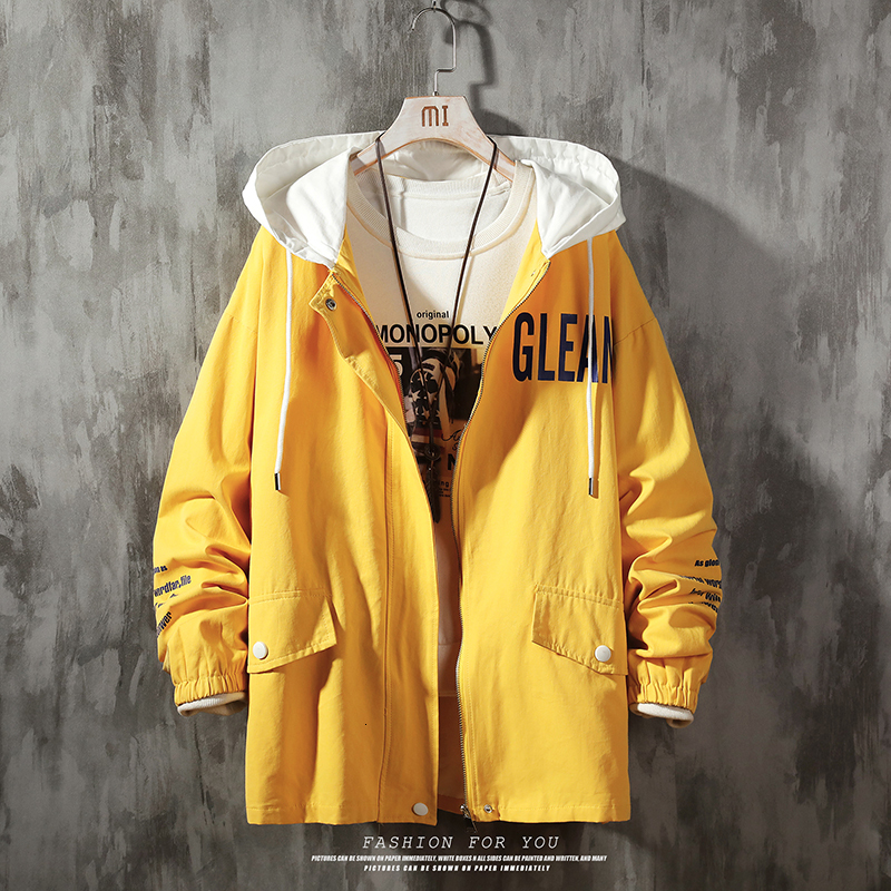 

2021 Casual England Style New Spring Autumn Black Blue Jacket Men's Brand Clothes Plus Oversize M-5xl with Hoodies Bmg2, 6686 1