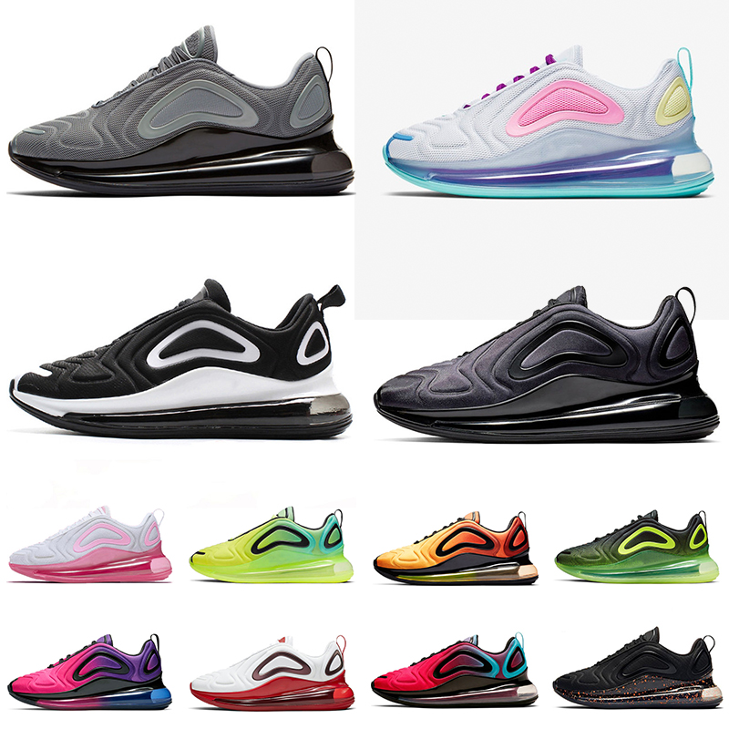 

High Quality Undercover Air Max Airmax 720 Bubble Pack Mens Running 720S Shoes Triple Black Neon Men Women Trainers Sports Sneakers
